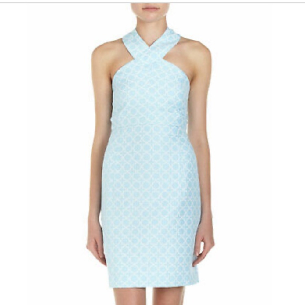 Michael Kors Matelasse Halter Dress